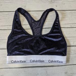 Calvin Klein Velvet Bra Bralette 🔥